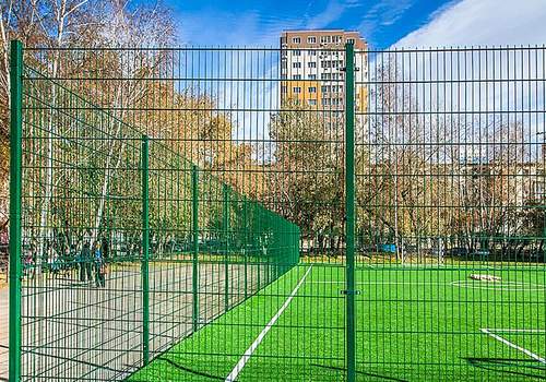 2Д забор для футбольной площадки в Выксе