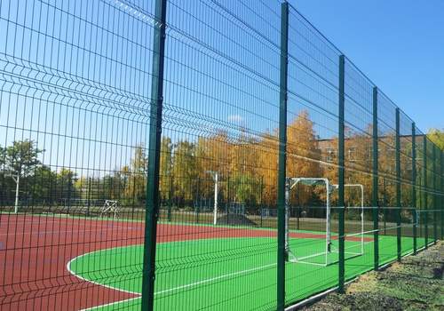 3Д забор для футбольной площадки в Выксе